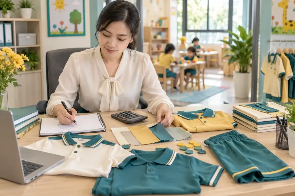 Quản lý trường dự toán ngân sách đồng phục mầm non