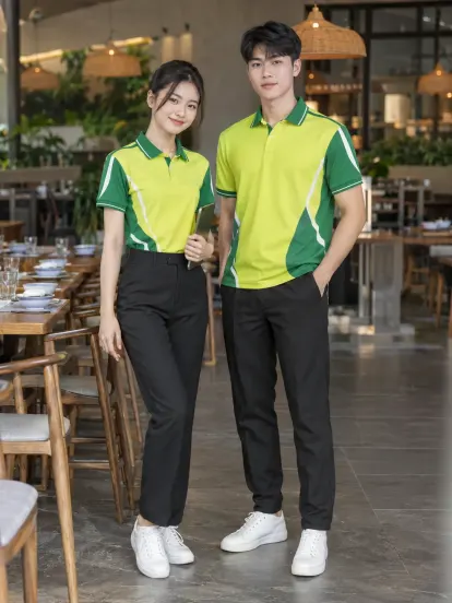 Áo Polo Công Ty Vàng Chanh Xanh Lá Logistics Drycool