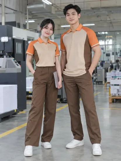 Đồng Phục Du Lịch Nâu Be Cam Truyền Thông Hapimax